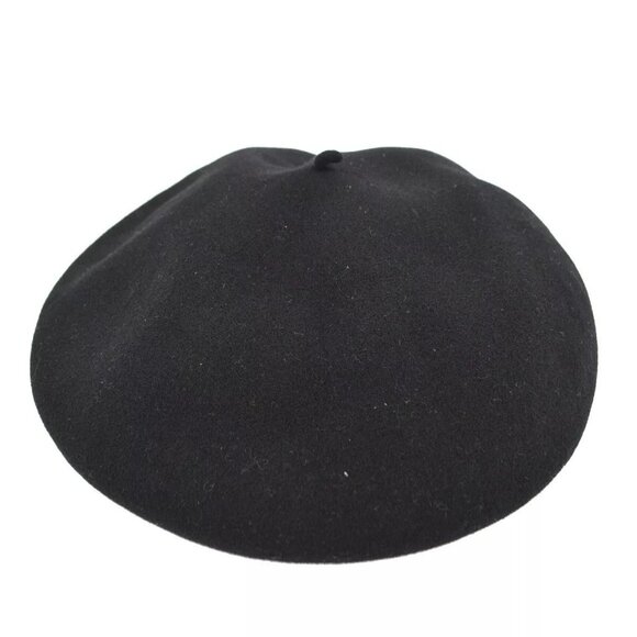 Chanel Black Hat Beret Small Good - Picture 9 of 15